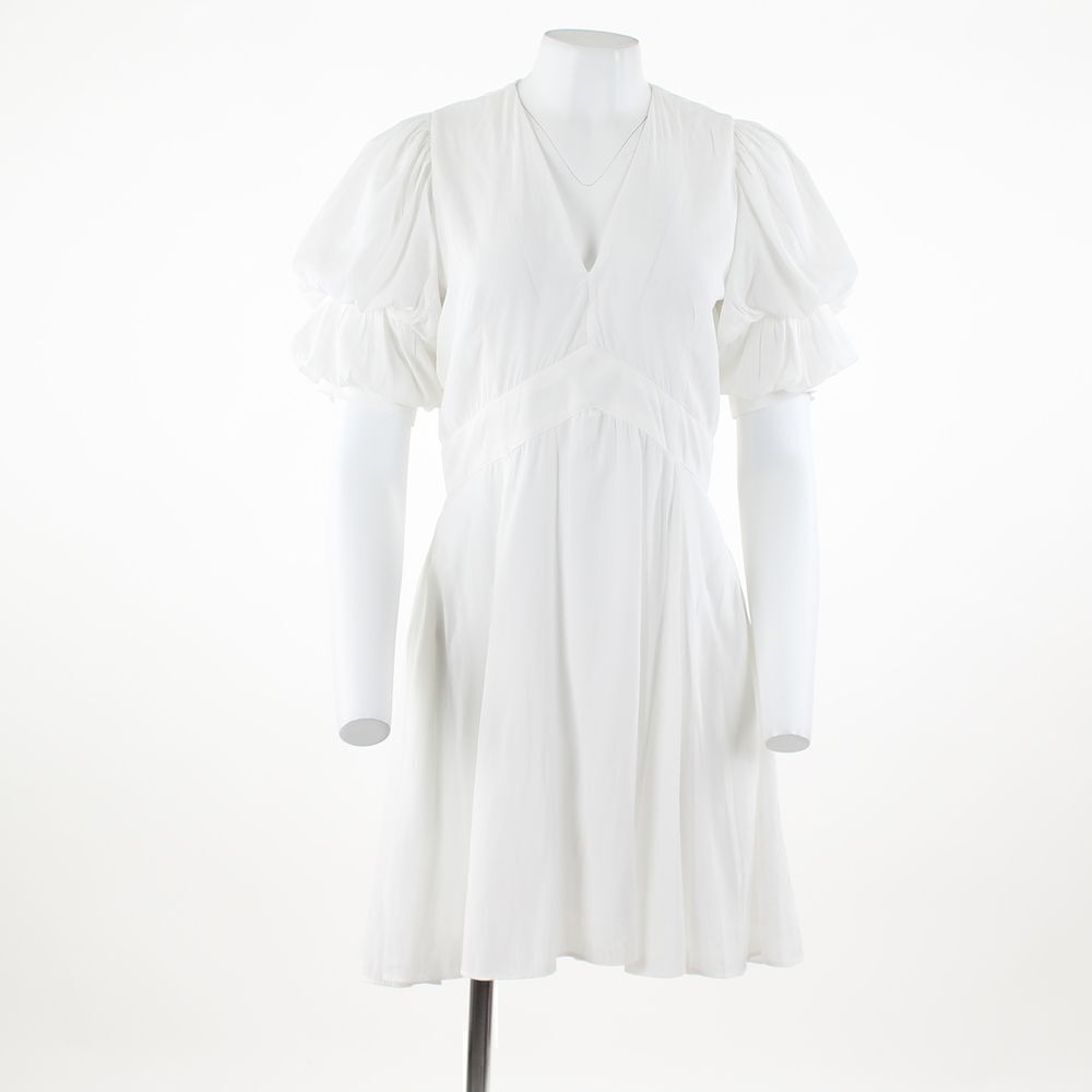 1.state Women's Short Puff Sleeve Tiered Short Dress - Picture 2 of 5